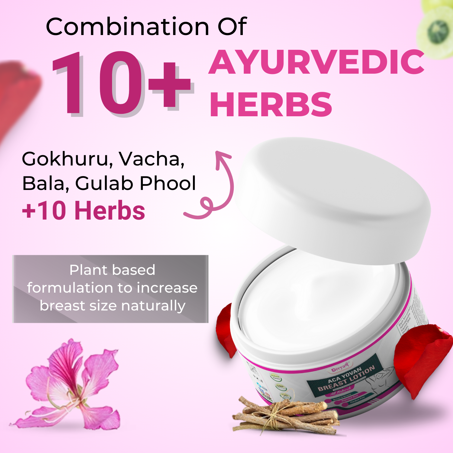 Divyashree Breast Lotion for Lifting & Toning Breasts 100GM