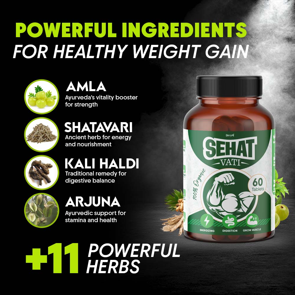 Sehat Vati - Ayurvedic Weight Gain Formula